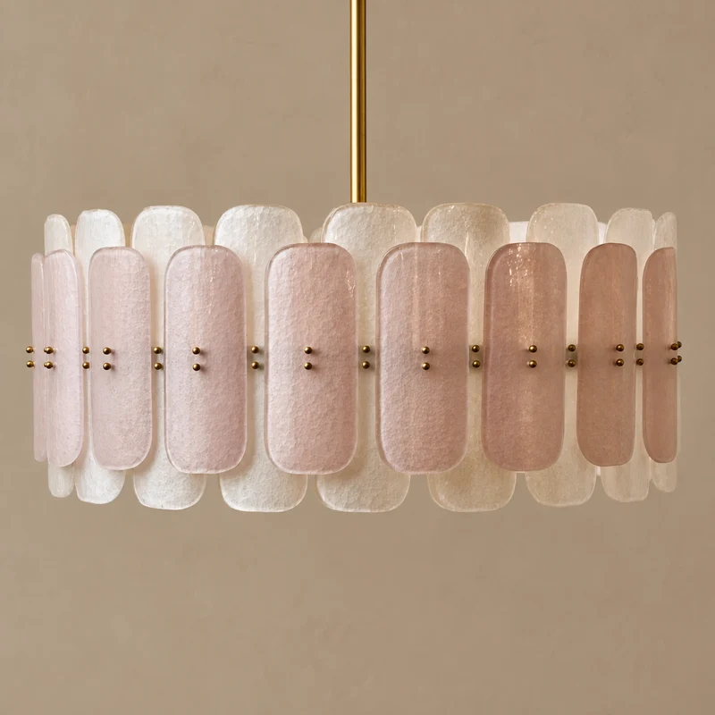 The Ascenza Chandelier | Glass & Brass | CLND004