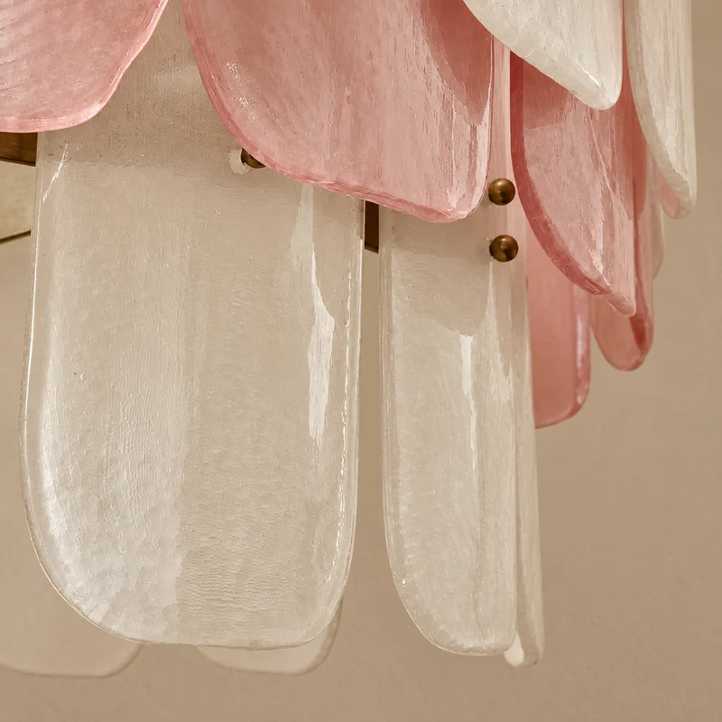 The Ascenza Chandelier | Glass & Brass | CLND004