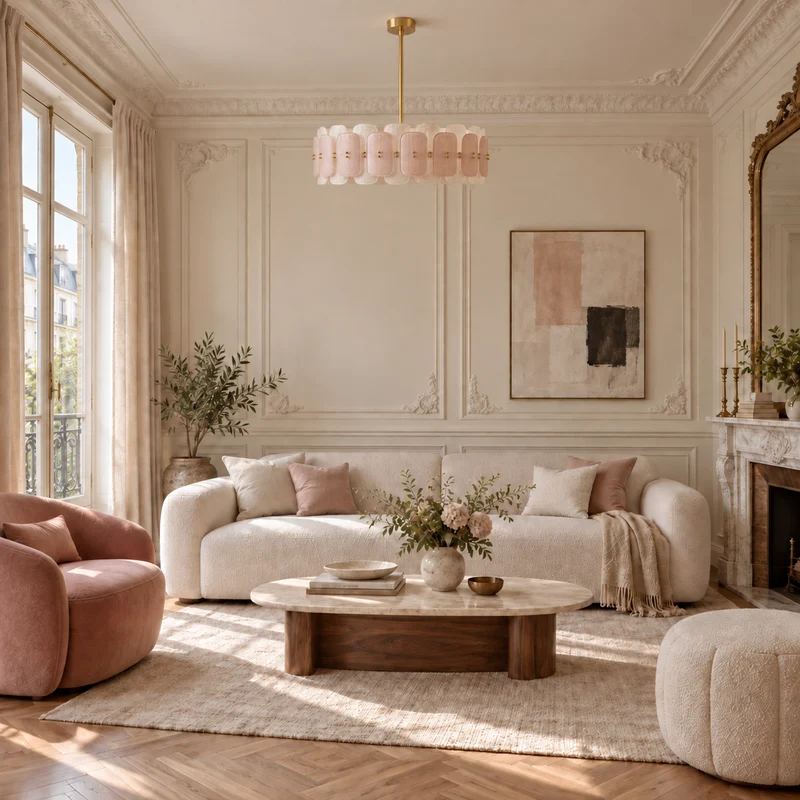 The Ascenza Chandelier | Glass & Brass | CLND004
