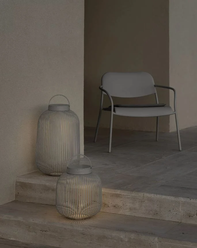 Mobile LED Leuchte LITO M granite gray Blomus