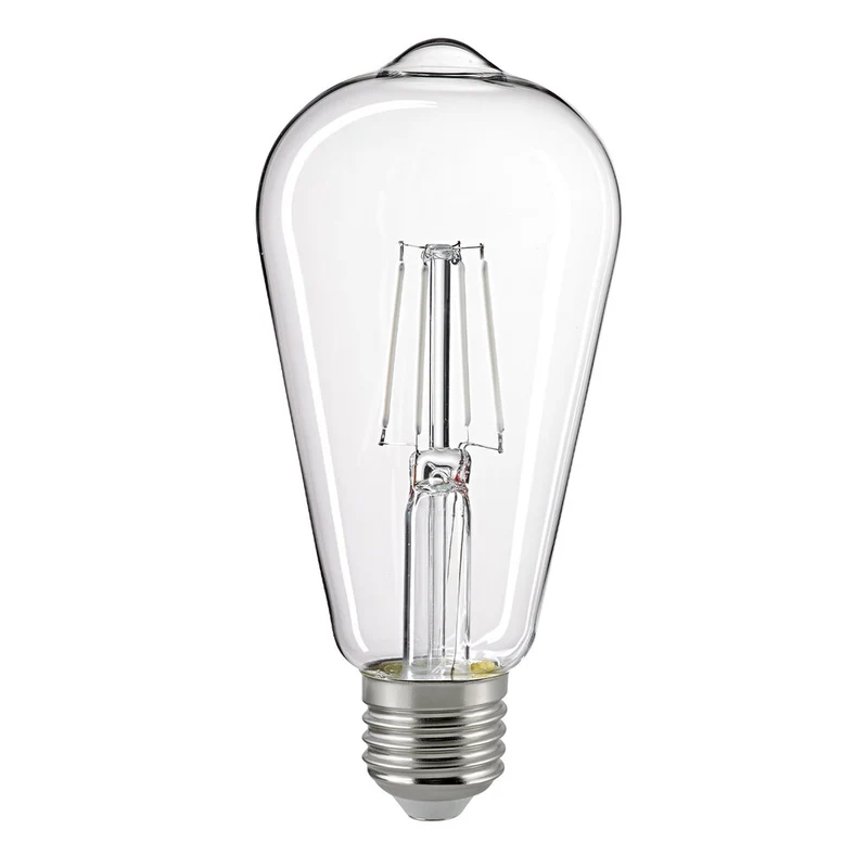 SIGOR LED Edison-Lampe Rustika Snow E27 klar