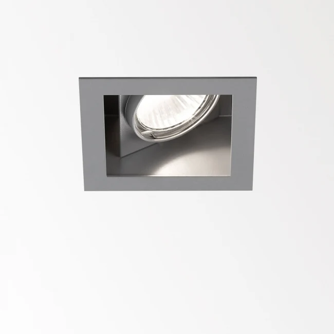 Delta Light - Einbaustrahler Carree II OK Hi S1 alu gr