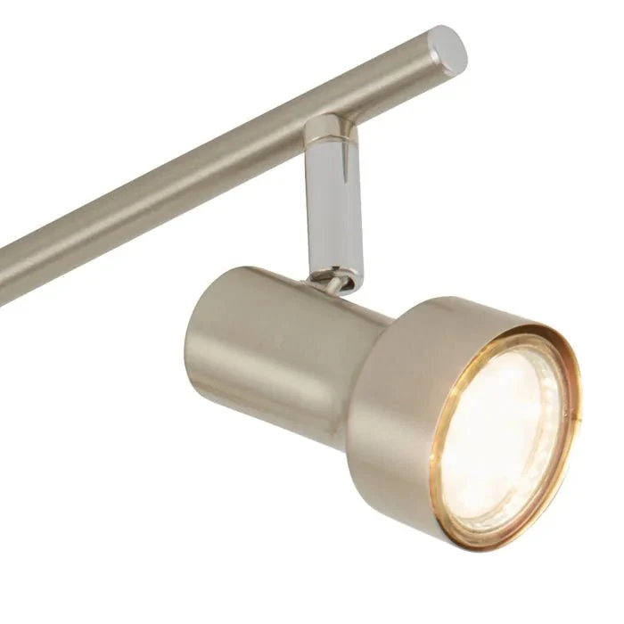 Briloner SUB LED Deckenstrahler 3-flammig – schwenk- & drehbar, GU10, matt-nickel, warmweiß