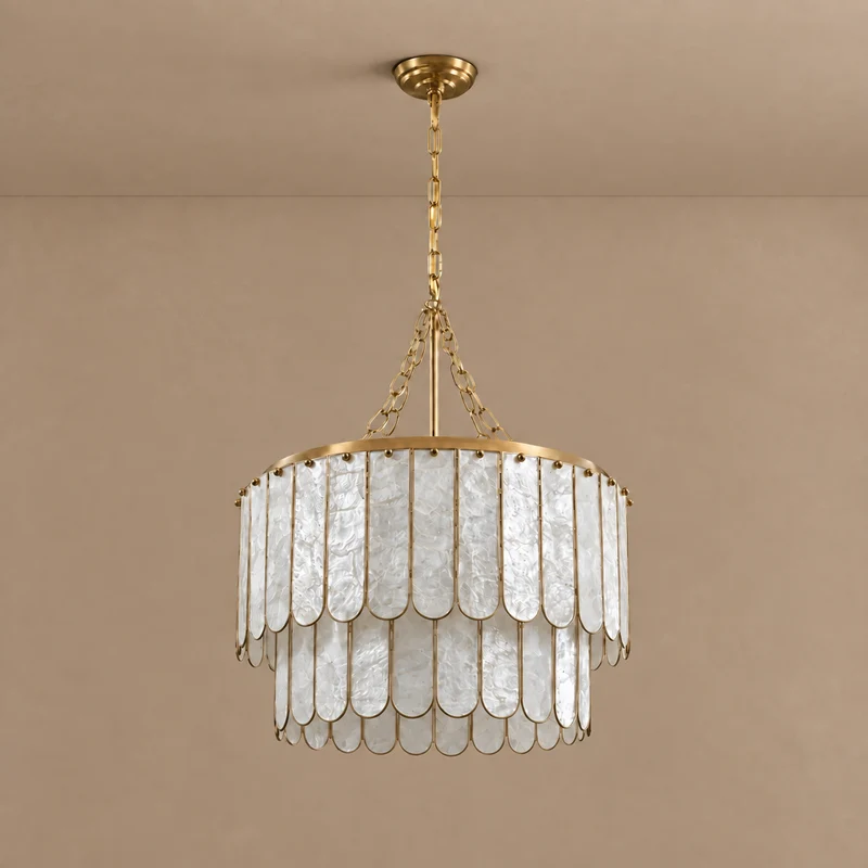 Double Round Shell Chandelier | CLFRT05K