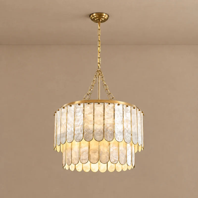 Double Round Shell Chandelier | CLFRT05K