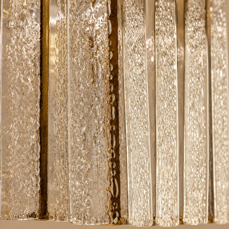 The Aurelia Chandelier | Hand-Blown Glass & Solid Brass | CLND002