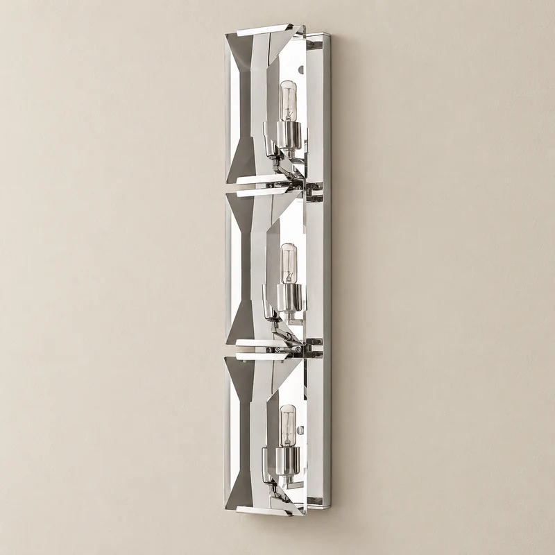 Triple Crystal Wall Sconce | CLUG032P
