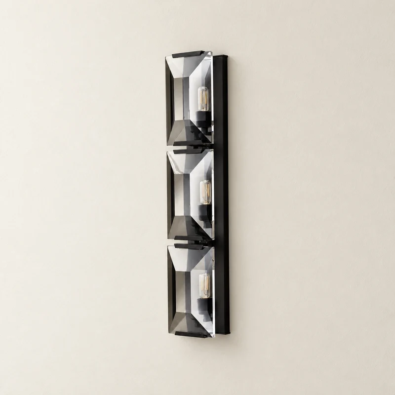 Triple Crystal Wall Sconce | CLUG032P
