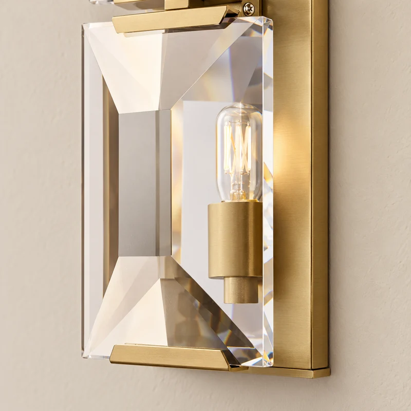 Triple Crystal Wall Sconce | CLUG032P