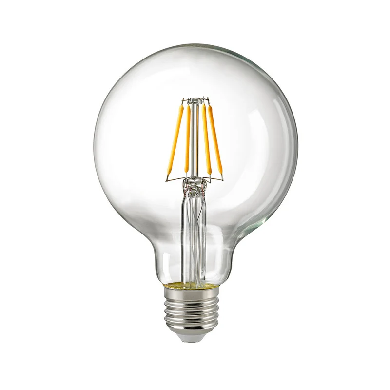 SIGOR LED Globelampe Filament 95 mm E27 klar