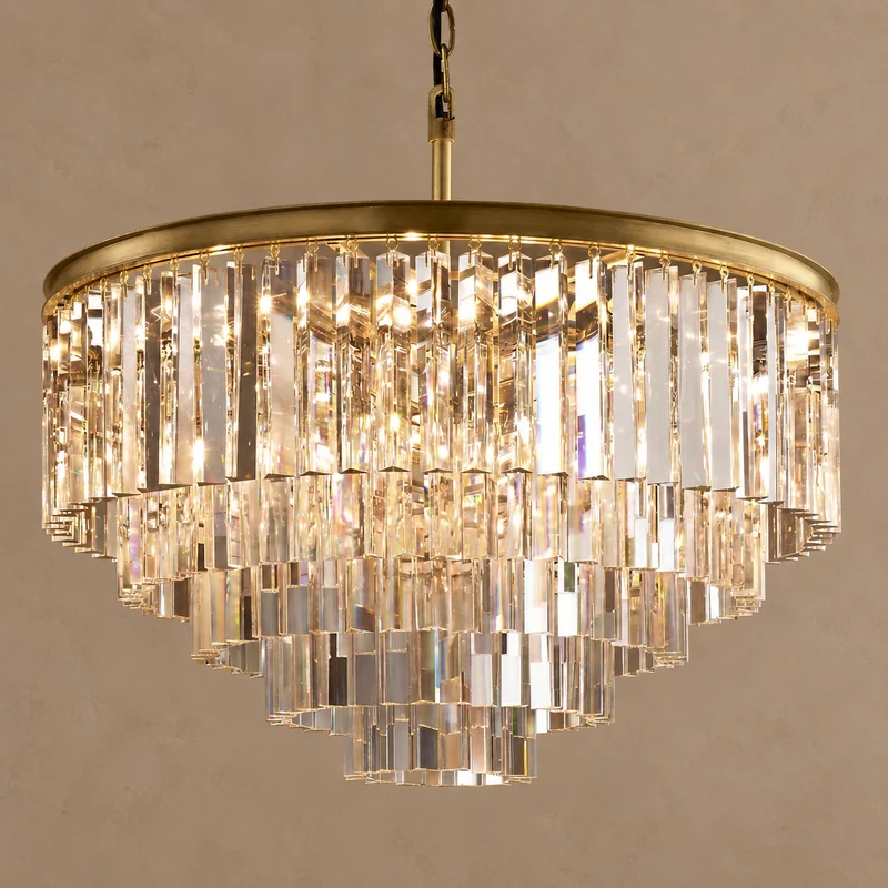 Hand-Cut Crystal Tiered Chandelier | CLHUYL0280