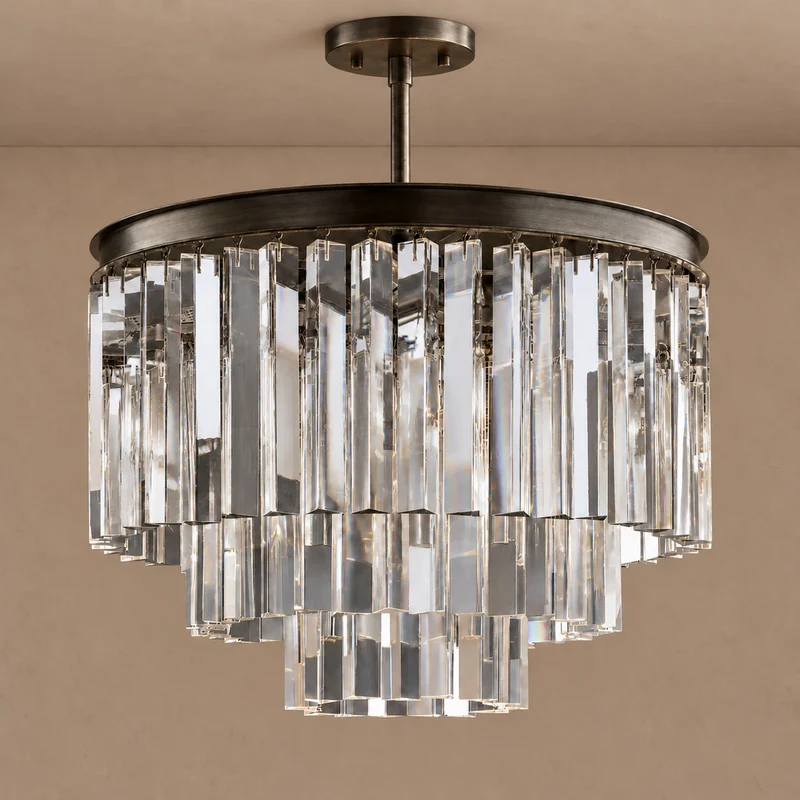 Hand-Cut Crystal Tiered Chandelier | CLHUYL0280