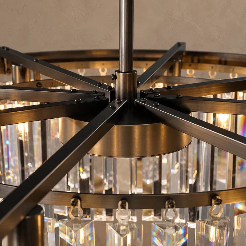 Hand-Cut Crystal Tiered Chandelier | CLHUYL0280
