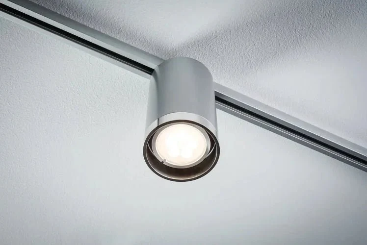 Spot Tube Urail Schienensystem 952.85 GU10 Chrom matt – Silber | Paulmann
