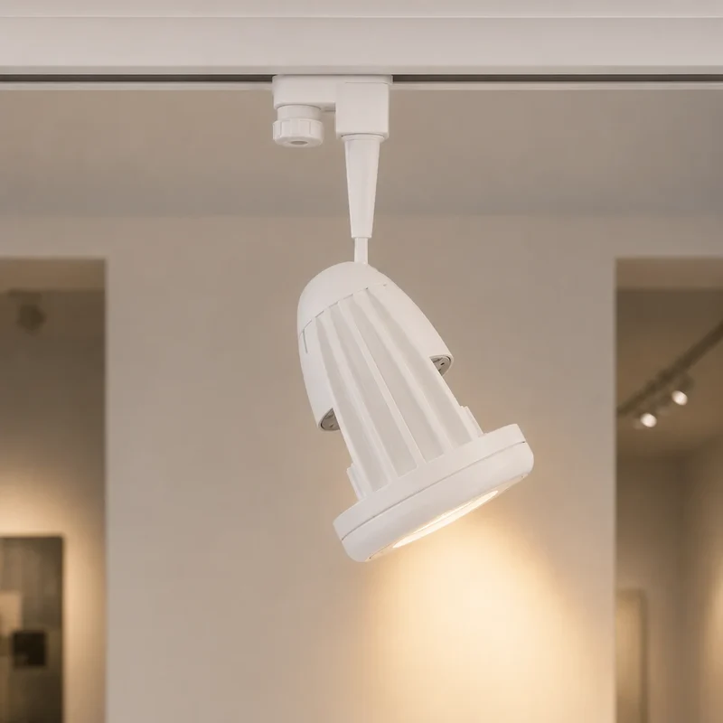 Relco SYRMA 3-Phasen LED-Schienenstrahler 17 W – 1300 lm – 3000 K Warmweiß – Weiß