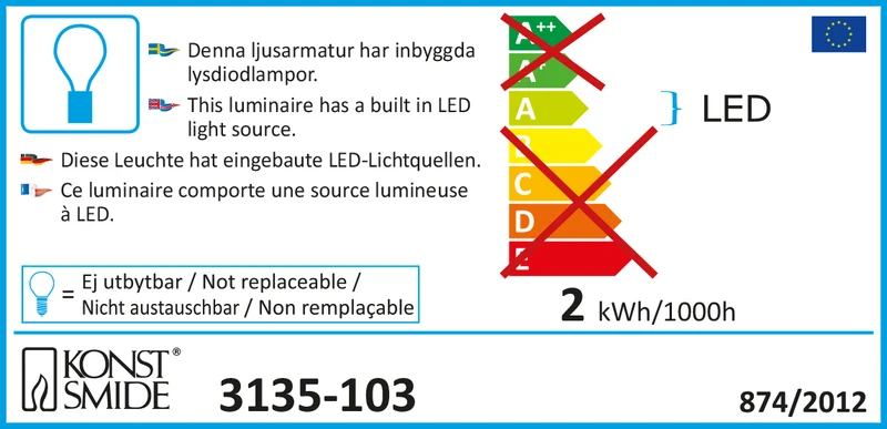 Konstsmide LED-Dekolichterkette, Baumwollkugeln, 3,5cm