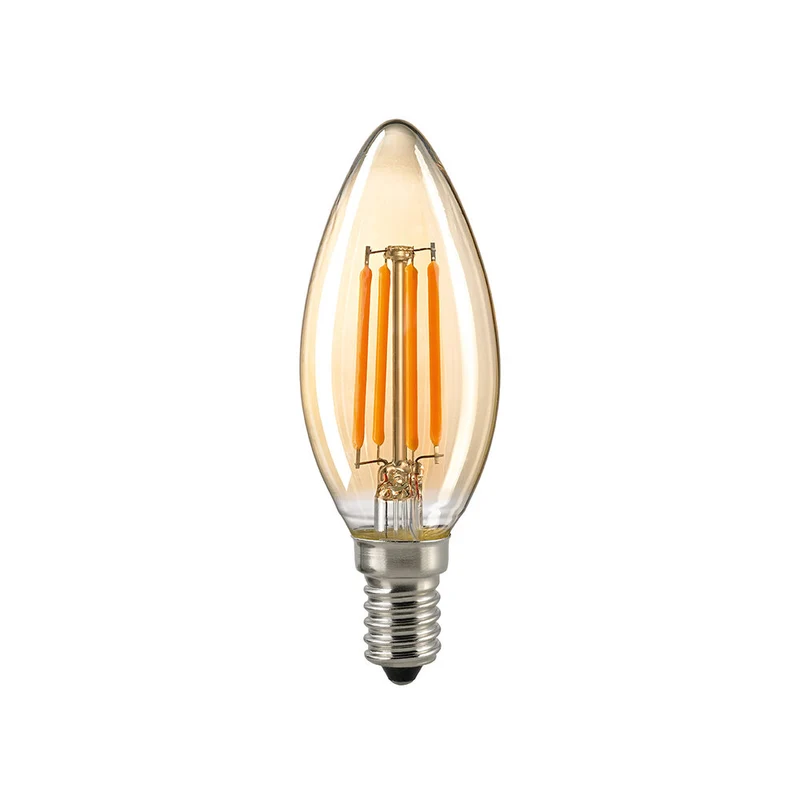 SIGOR LED Filament Kerzenlampe gold