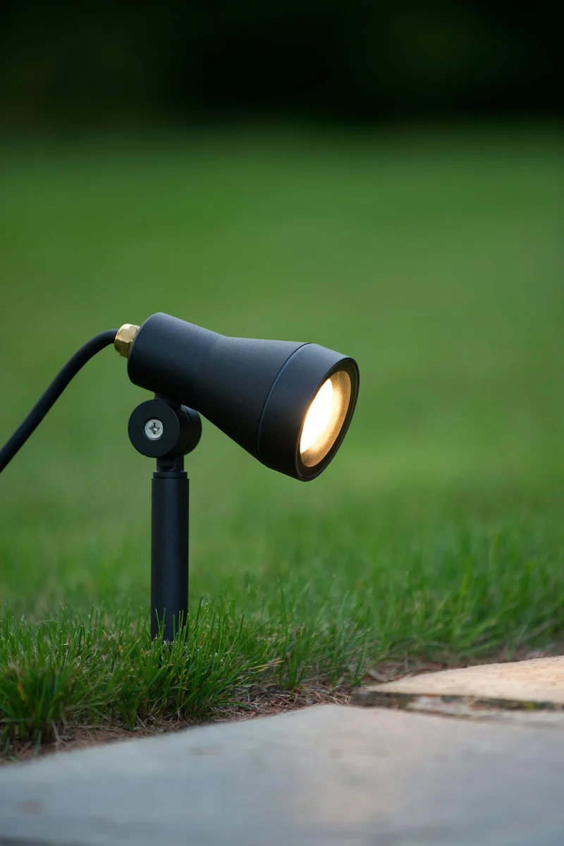 LED-Gartenstrahler Spike dimmbar schwenkbar IP54 Schwarz