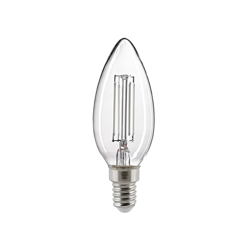SIGOR LED Filament Kerzenlampe Snow klar