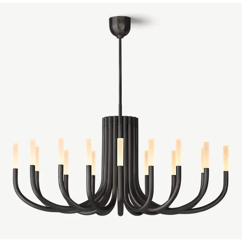 Grand Black Candelabra Chandelier | CL0287KLB
