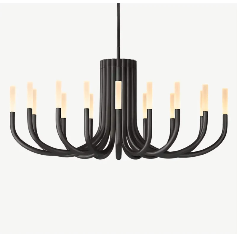 Grand Black Candelabra Chandelier | CL0287KLB