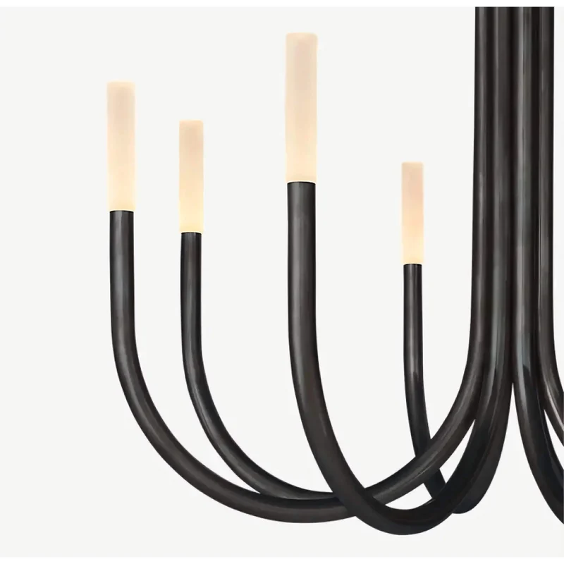 Grand Black Candelabra Chandelier | CL0287KLB