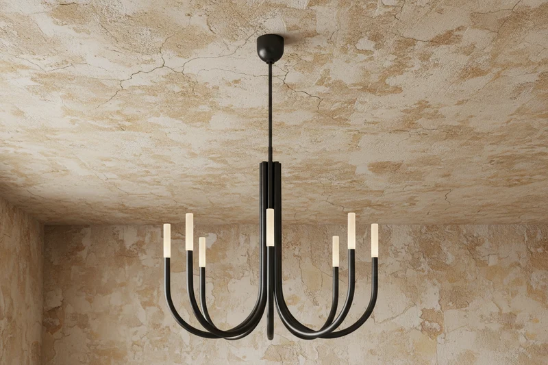 Grand Black Candelabra Chandelier | CL0287KLB