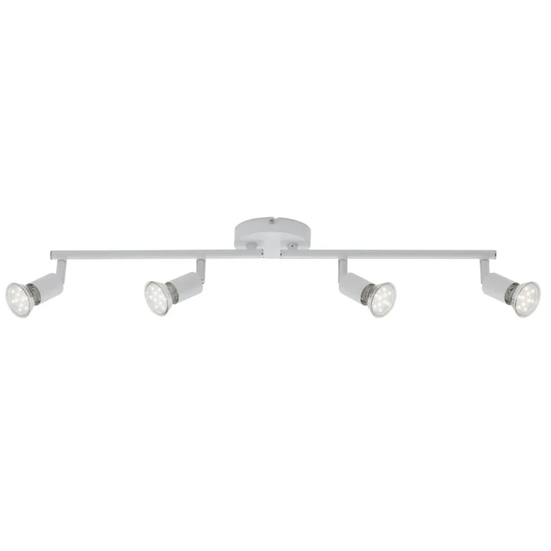 Briloner SIMPLE LED-Deckenstrahler Weiß 4-flammig – GU10 schwenkbar