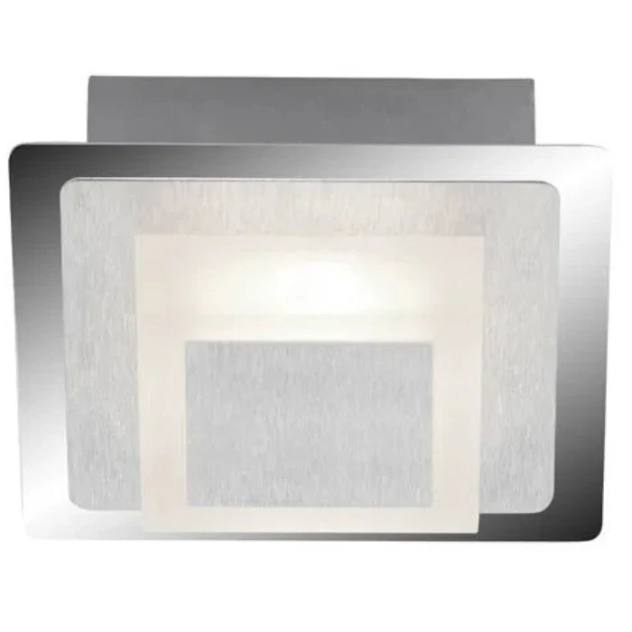 Kleine LED Wand- & Deckenleuchte Aufputz-Spot 12x12cm eckig