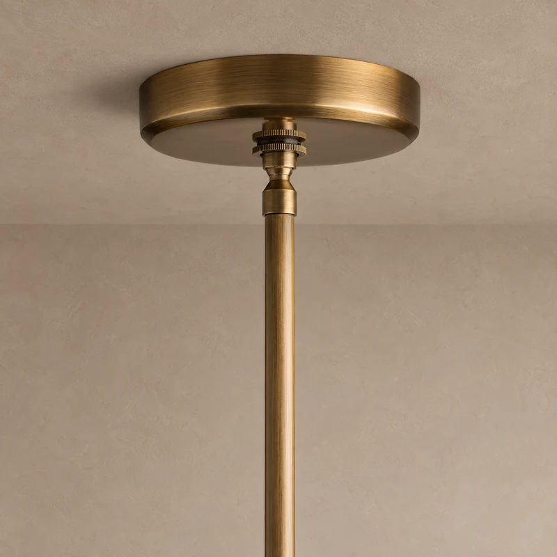 The Alba Semi-Flush | Antique Brass | CLND035