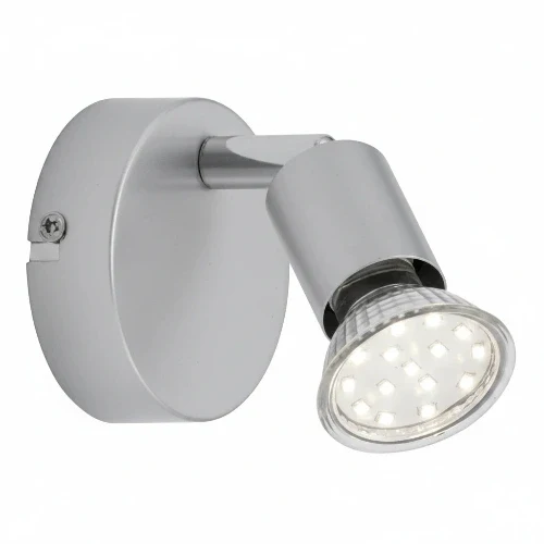 Briloner PICCO LED Wandleuchte titanfarbig – schwenk- & drehbarer GU10 Spot, warmweiß 3000K