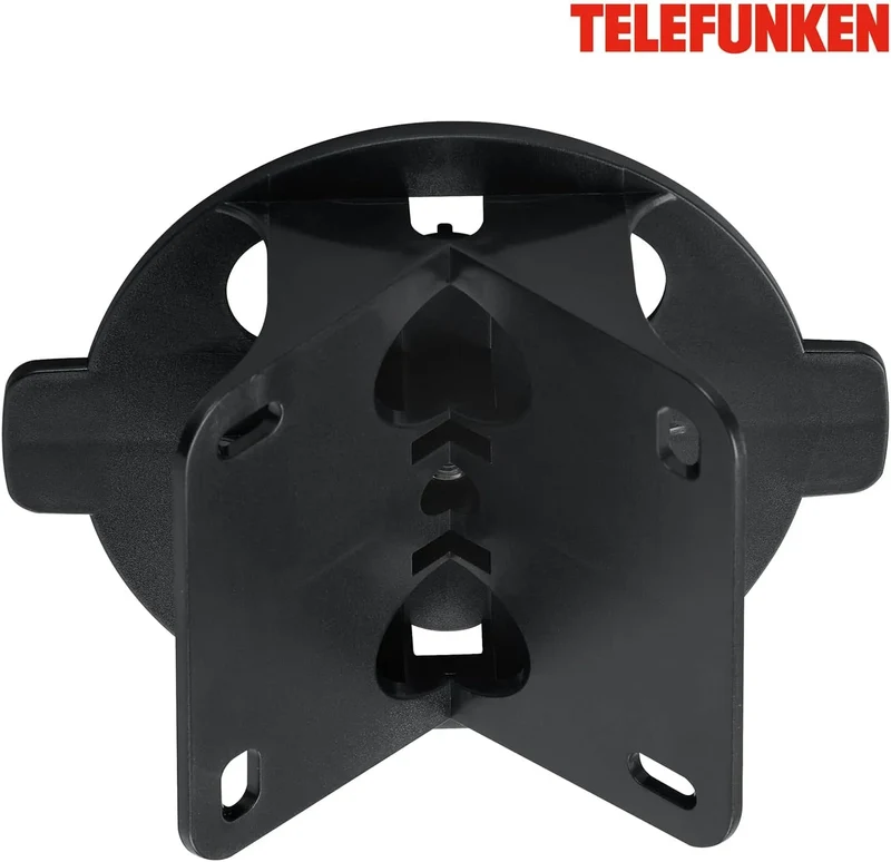 Adapter zur Eckbefestigung von Bewegungsmeldern schwarz Kunststoff 100x51 mm | Briloner