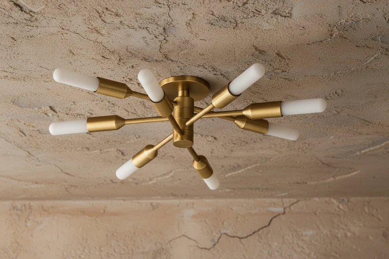 Arnaud Brass Sputnik Flush Mount | CLVGY085
