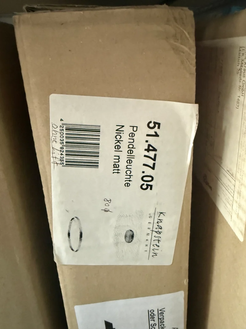 Pendelleuchte SVEA 80 Nickel matt – Abverkauf