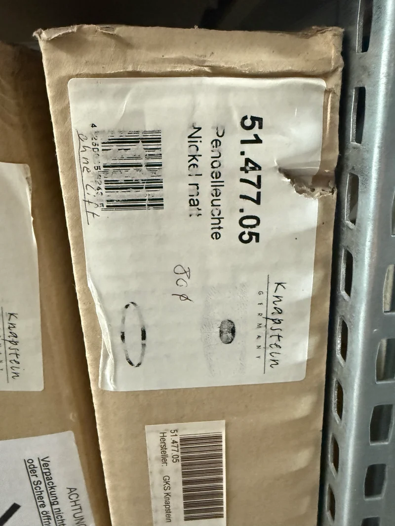 Pendelleuchte SVEA 80 Nickel matt – Abverkauf