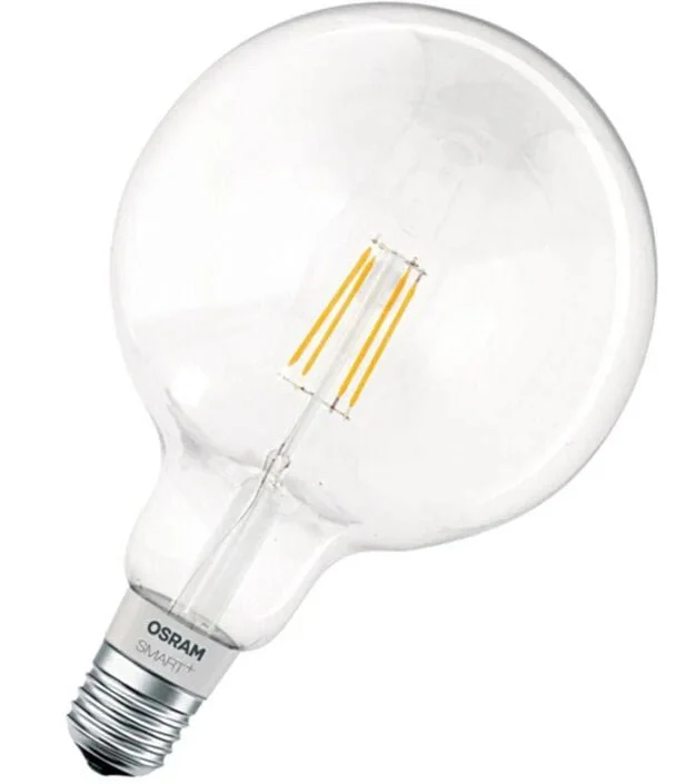 Osram Smart+ Filament Globe E27 5.5W dimmbar für Apple – Klar