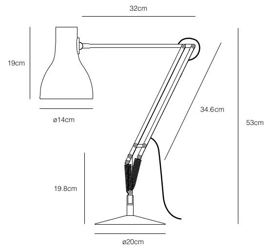 Tischleuchte Typ75-TIFEZ LED Vollspektrum