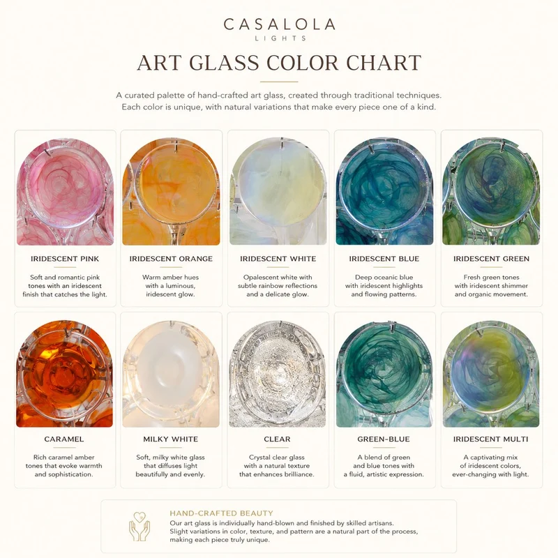 Murano-Style Linear Chandelier | Multicolour | CLOP895001