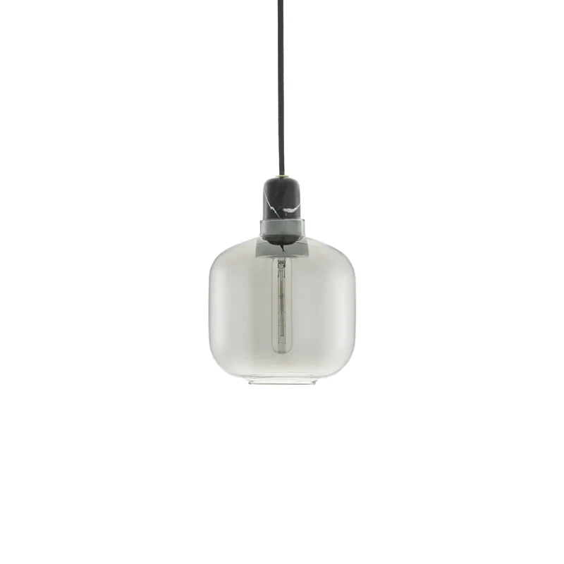 Normann Copenhagen Amp Small Pendelleuchte Rauchglas/Schwarz – Abverkauf
