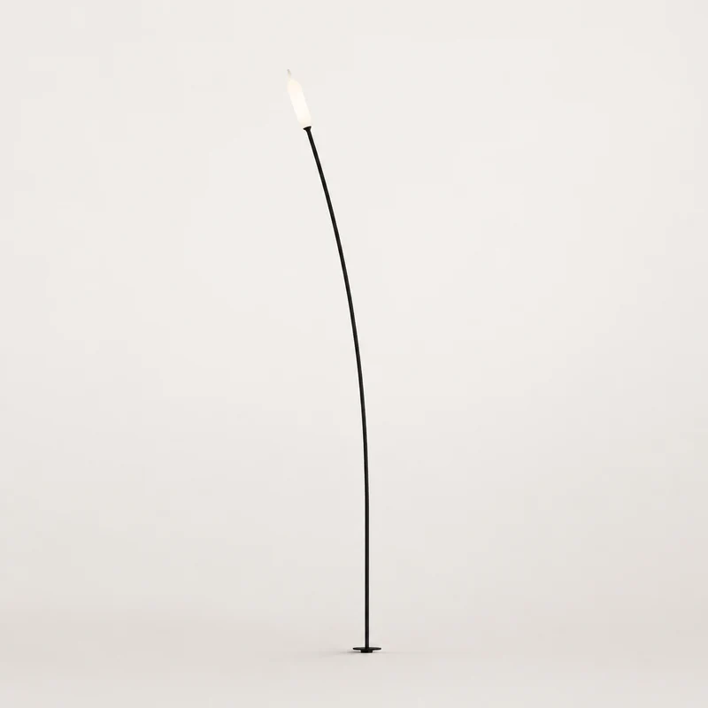 Karman NILO Outdoor-Stehleuchte 220 cm Schwarz – Abverkauf