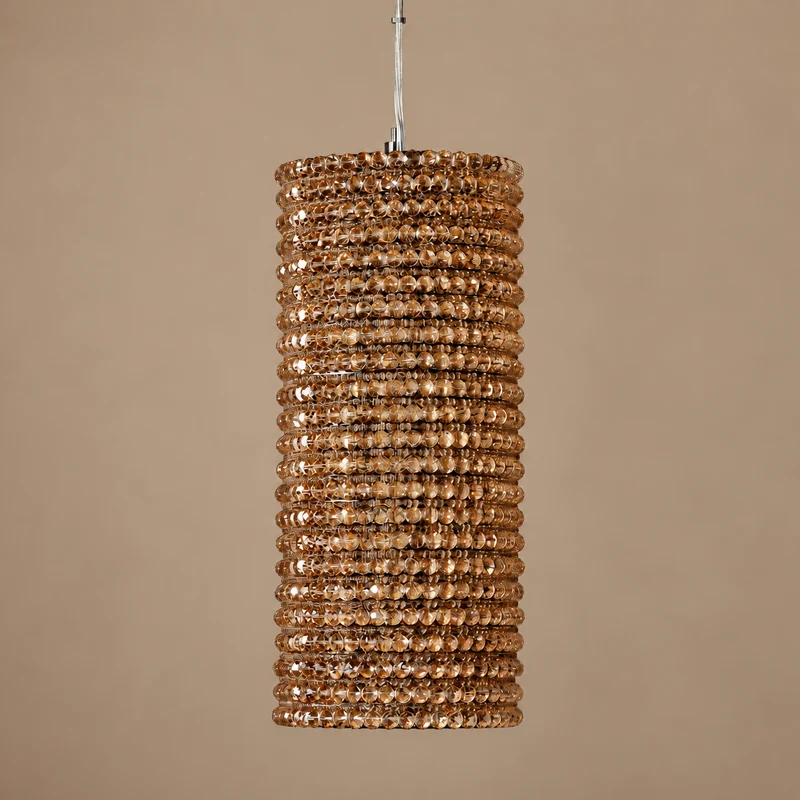 Appia Column Pendant | Amber Crystal | CLAPP-CA