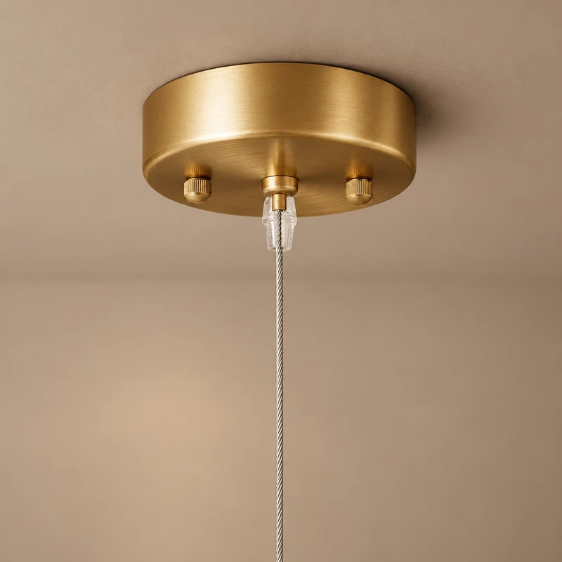 Appia Column Pendant | Amber Crystal | CLAPP-CA