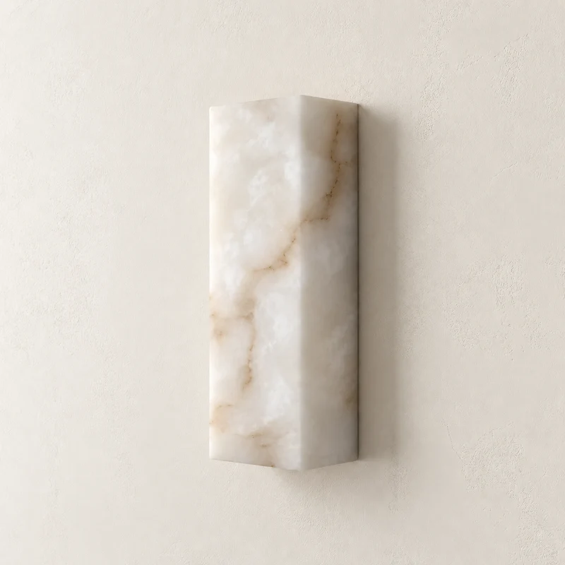 Alabaster Column Wall Lamp | IP65 | CLAW025