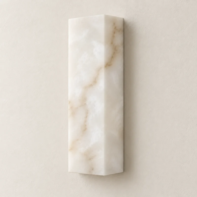 Alabaster Column Wall Lamp | IP65 | CLAW025