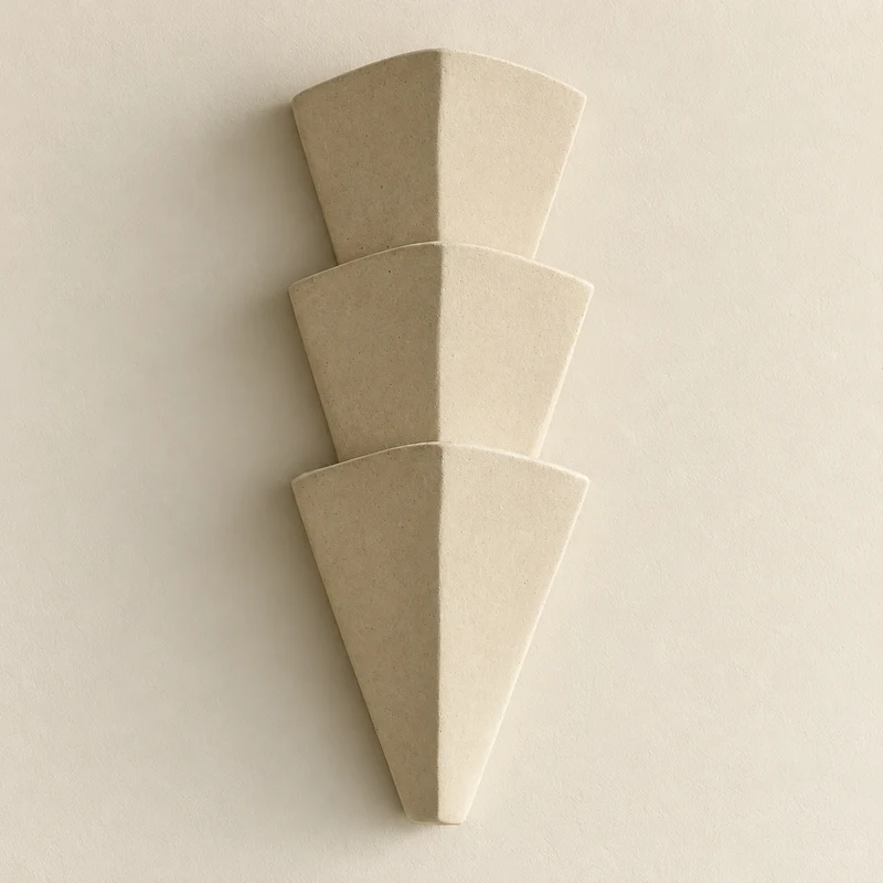 Plaster Tiered Wall Sconce | CLTOR026