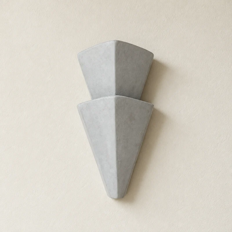 Plaster Tiered Wall Sconce | CLTOR026