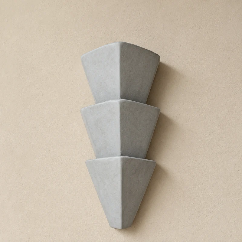 Plaster Tiered Wall Sconce | CLTOR026