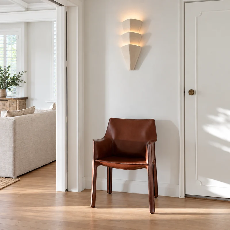 Plaster Tiered Wall Sconce | CLTOR026