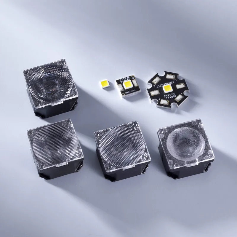 LEDiL Rose 21,6x21,6mm LED-Linse, klar, optimiert für Seoul