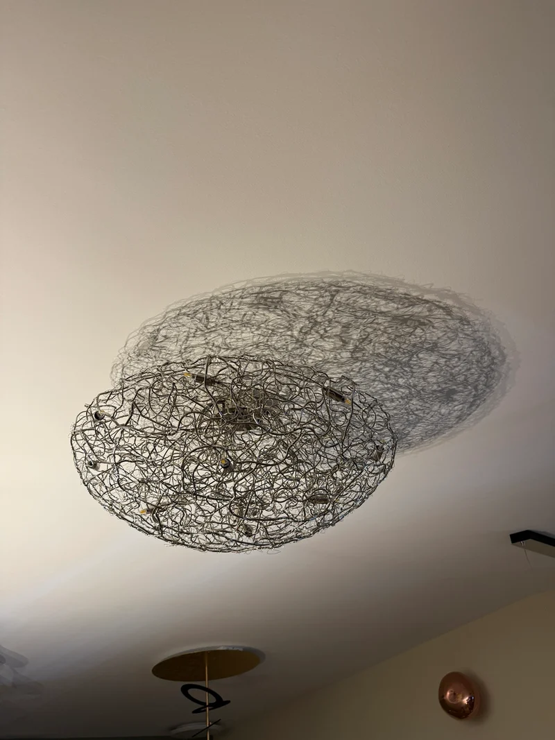 Brand van Egmond Crystal Waters Deckenleuchte Ø80 Nickel – Ausstellungsstück